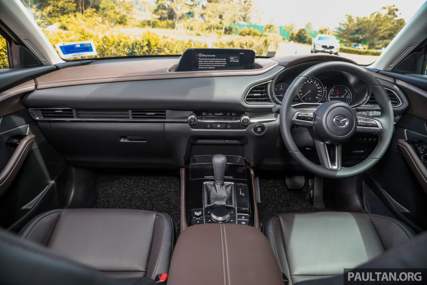 Nội thất của Mazda CX-30.