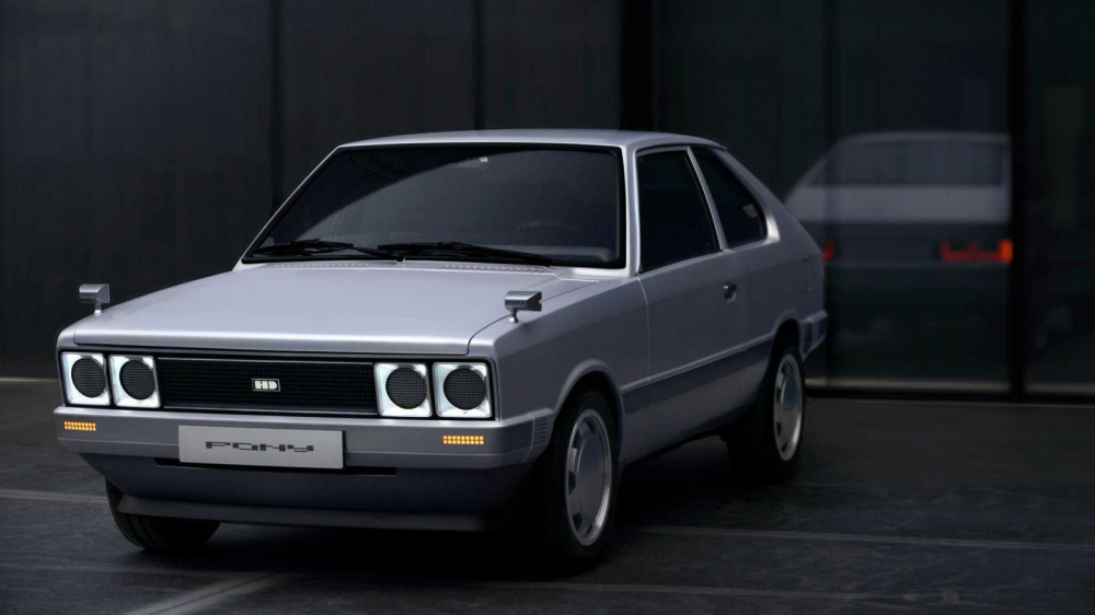 Phía trước của Hyundai Heritage Series – Pony Phía trước của Hyundai Heritage Series – Pony