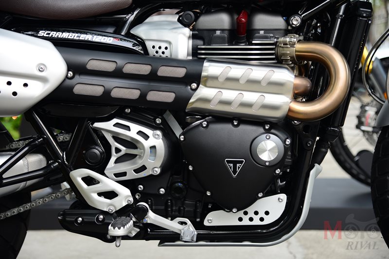 Khối động cơ xy-lanh đôi được giữ nguyên trên Scrambler 1200 2021