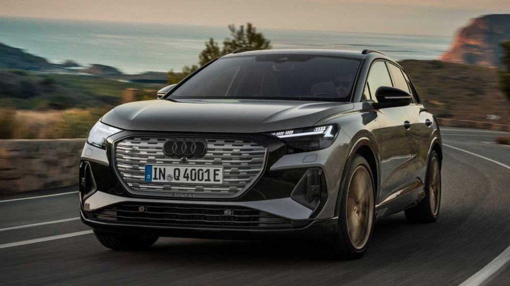 Cận cảnh đầu xe của Audi Q4 E-Tron 2022