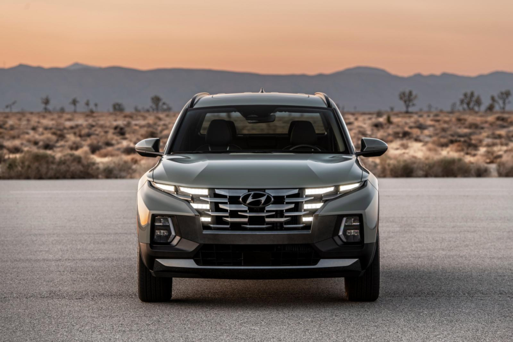 Hyundai Santa Cruz 2022 c&oacute; thiết kế đầu xe giống Tucson 2021