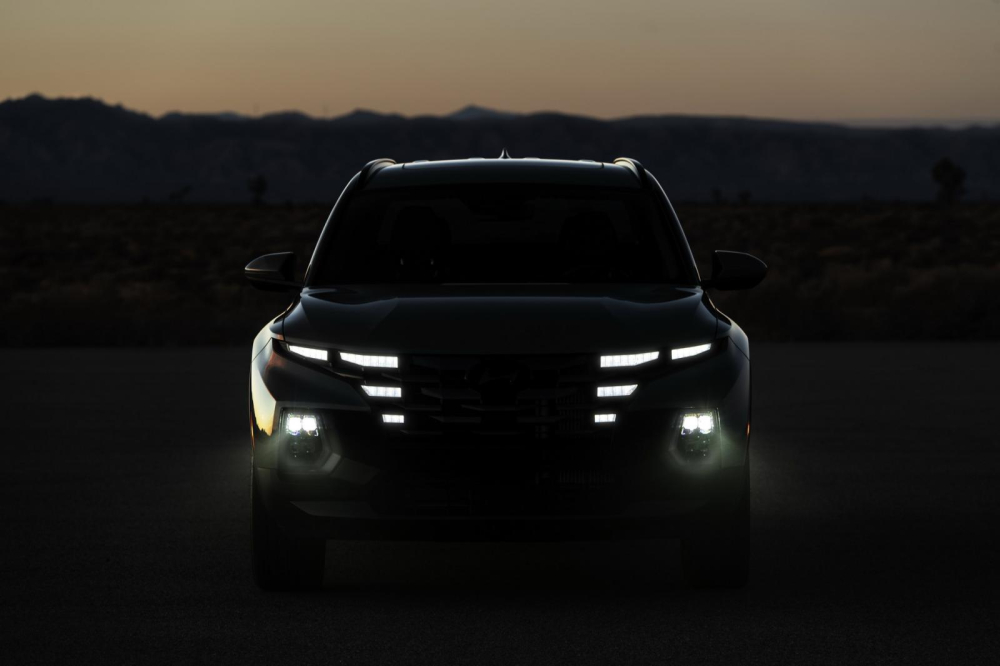 Đ&egrave;n LED định vị ban ng&agrave;y của Hyundai Santa Cruz 2022