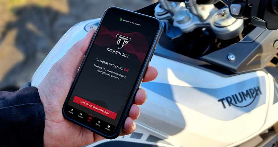 Triumph ra mắt ứng dụng Triumph SOS