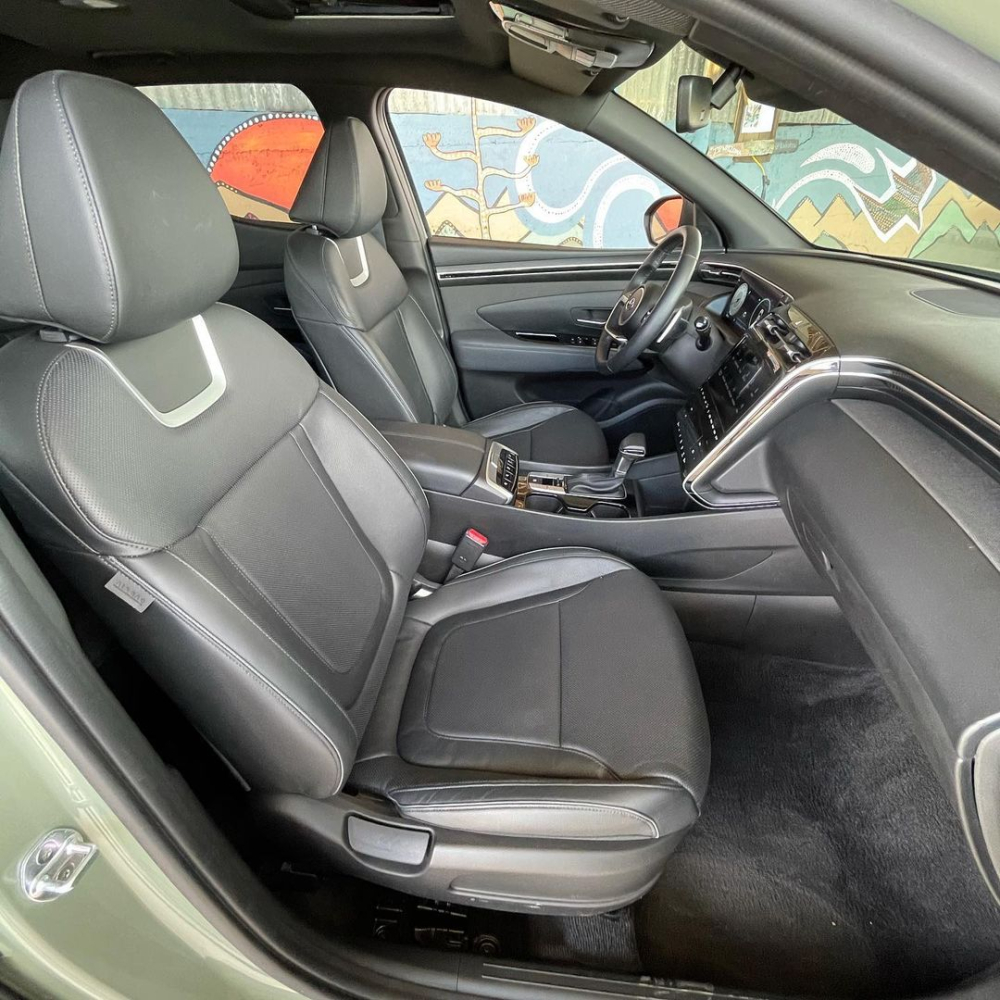 Ghế của Hyundai Santa Cruz 2022 được bọc da Ghế của Hyundai Santa Cruz 2022 được bọc da