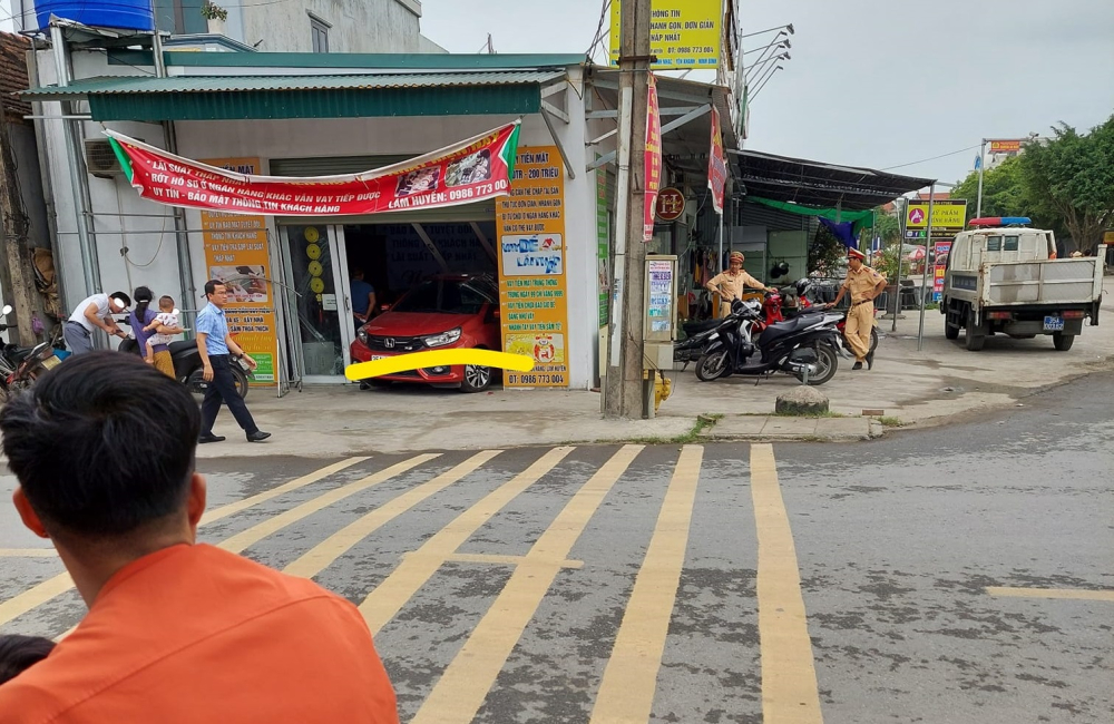 Hiện trường vụ tai nạn