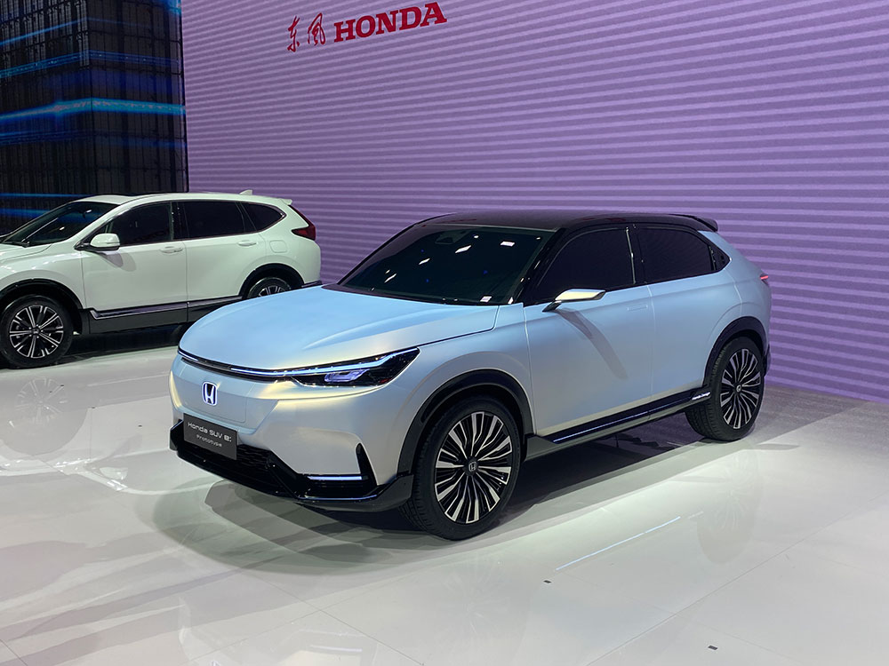 Honda SUV e:prototype ra mắt trong triển l&atilde;m &Ocirc; t&ocirc; Thượng Hải 2021