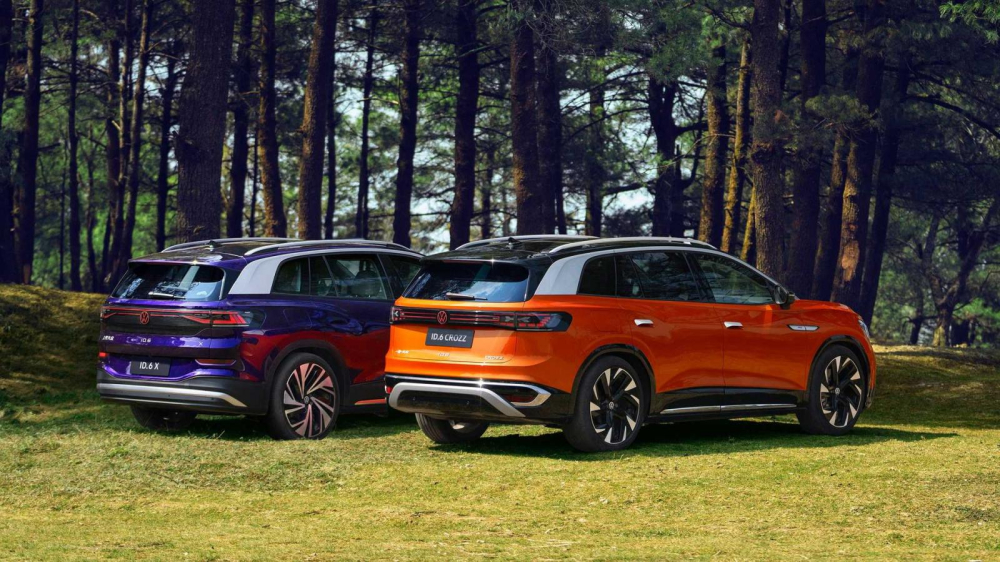 Phía sau của Volkswagen ID.6 Crozz và ID.6 X