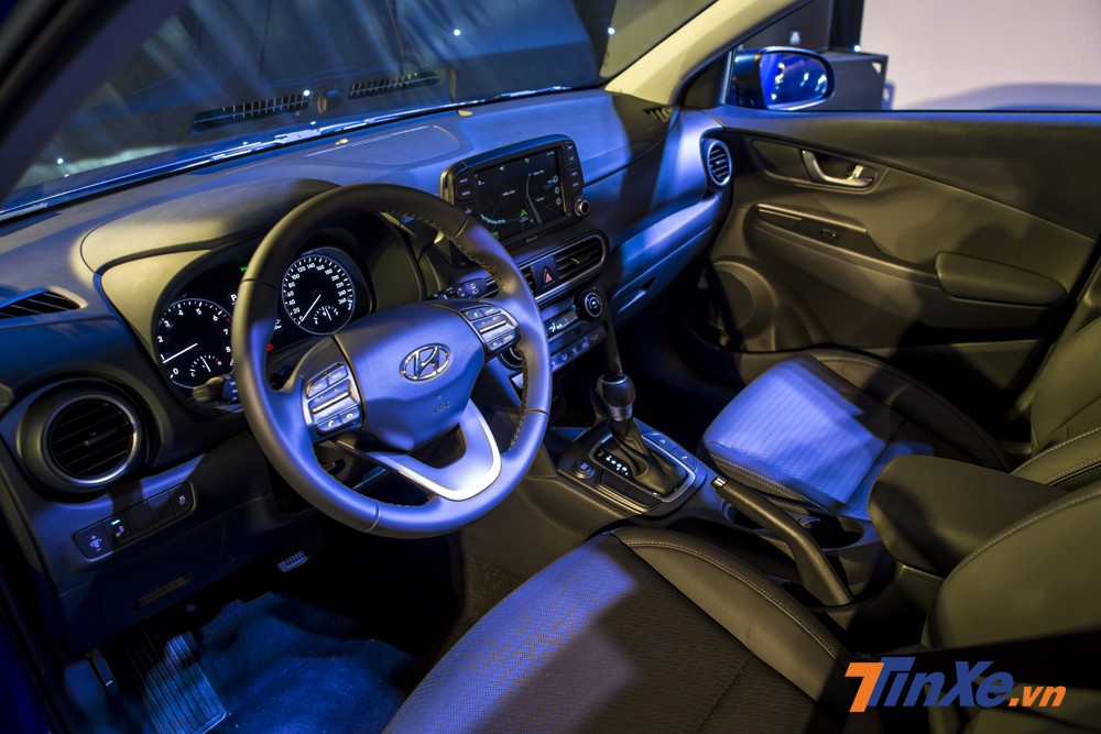 Nội thất của Hyundai Kona 1.6L Turbo.