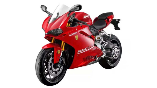 Moxiao 500RR sở hữu phuộc ngược USD, gắp đơn tuyệt đẹp