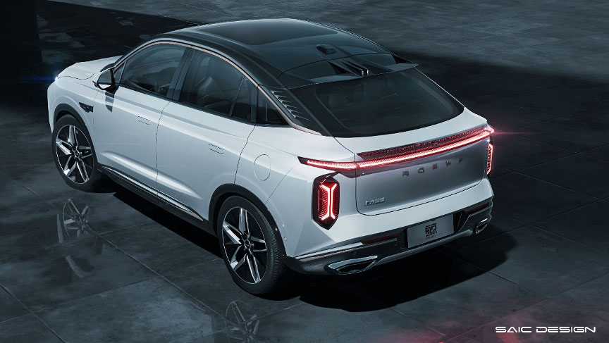 Phần đuôi của SAIC Roewe Jing toát lên một vẻ thể thao táo bạo