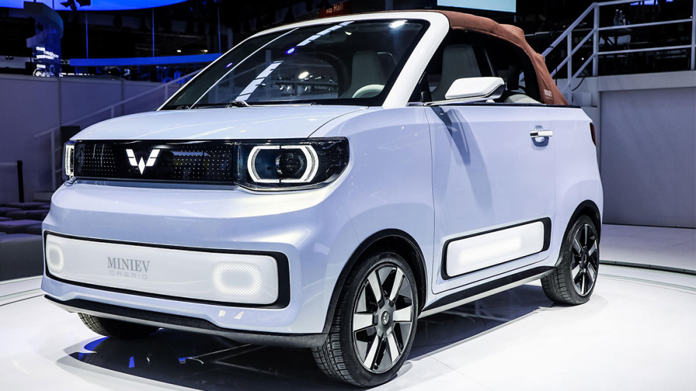 Phía trước của Wuling Hongguang Mini EV Cabrio