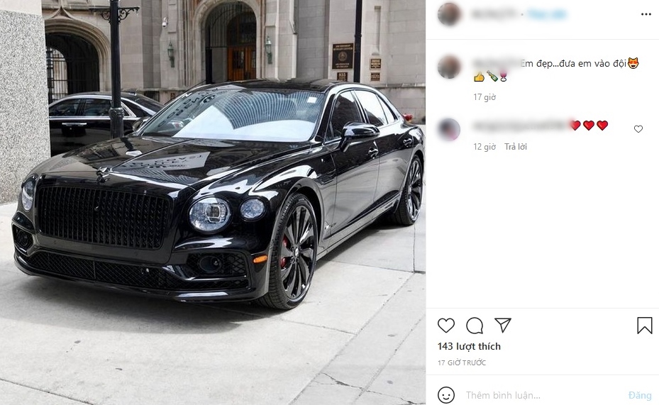 Doanh nh&acirc;n Đức Huy chia sẻ sắp sở hữu 1 chiếc xe si&ecirc;u sang Bentley Flying Spur đời mới nhất