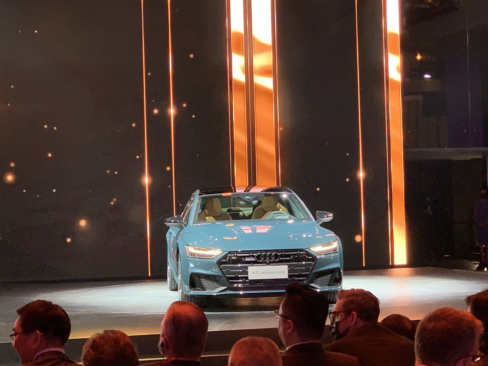 Audi A7L 2021 ra mắt trong triển l&atilde;m &Ocirc; t&ocirc; Thượng Hải 2021