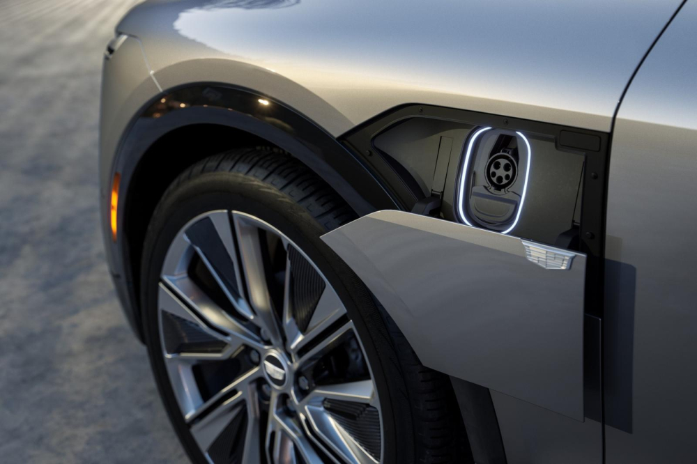 Cổng sạc của Cadillac Lyriq 2023