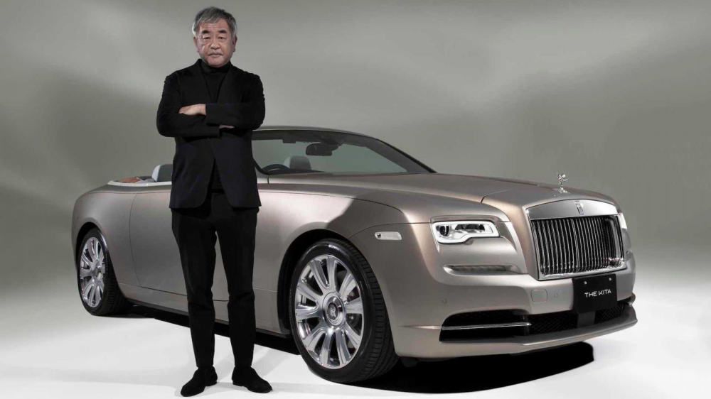Kiến tr&uacute;c sư Kengo Kuma v&agrave; chiếc Rolls-Royce Dawn độc nhất v&ocirc; nhị