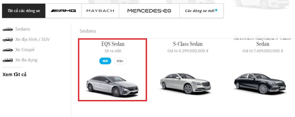 Mercedes-Benz EQS sẽ l&agrave; mẫu xe sang chạy điện đầu ti&ecirc;n được h&atilde;ng xe Đức đưa về Việt Nam.