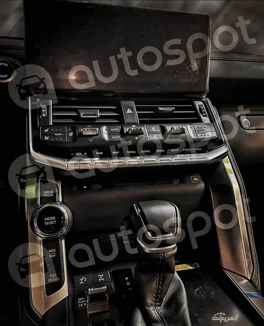 Cần số của Toyota Land Cruiser 2022 giống Harrier mới