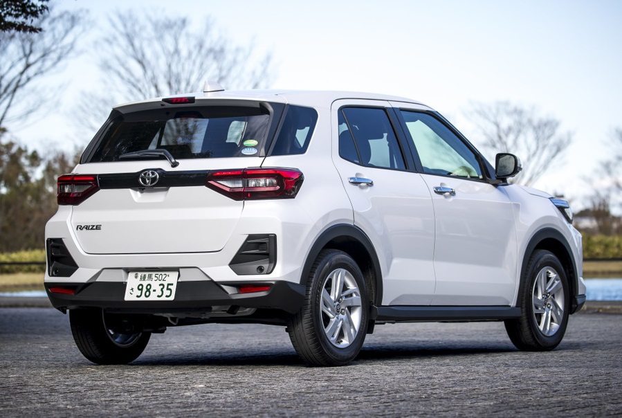 Toyota Raize 2021 nhìn từ phía sau