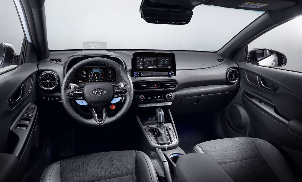 Nội thất b&ecirc;n trong Hyundai Kona N 2021
