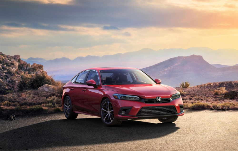 Cận cảnh thiết kế đầu xe của Honda Civic 2022