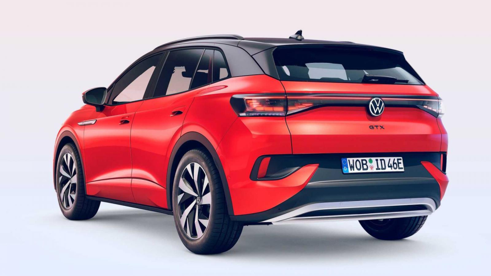 Volkswagen ID.4 GTX 2021 được trang bị đèn hậu với hiệu ứng không gian 3 chiều