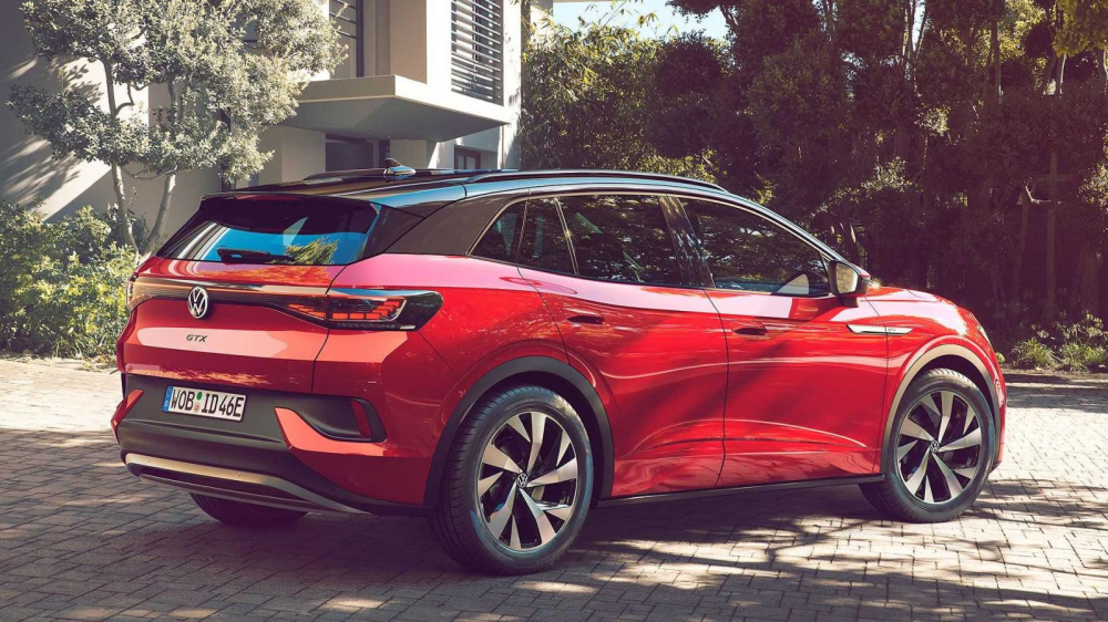 Volkswagen ID.4 GTX 2021 được trang bị 2 mô-tơ điện mạnh mẽ