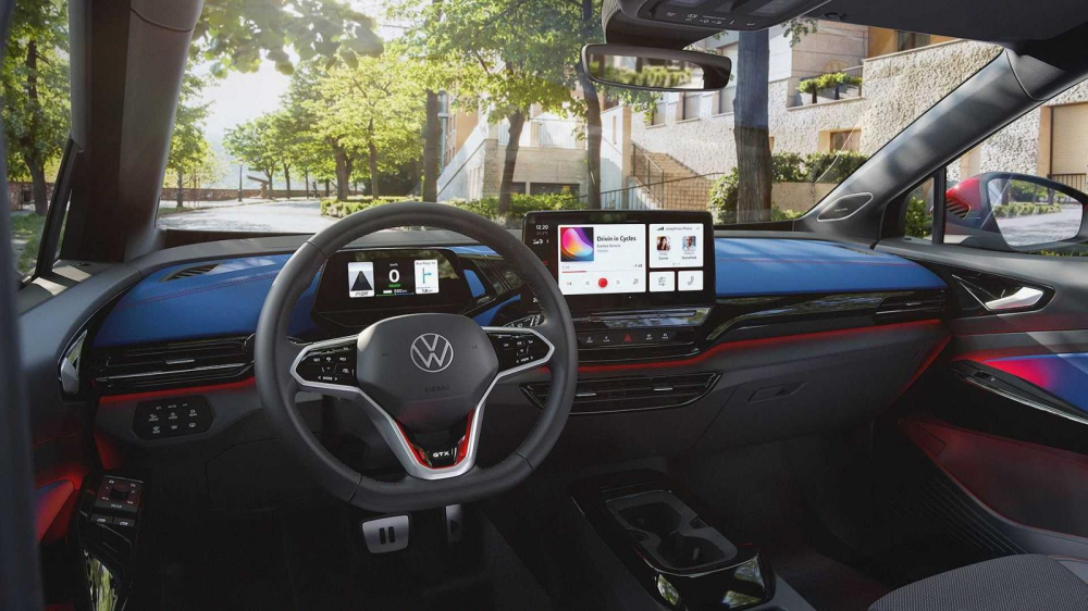 Nội thất bên trong Volkswagen ID.4 GTX 2021