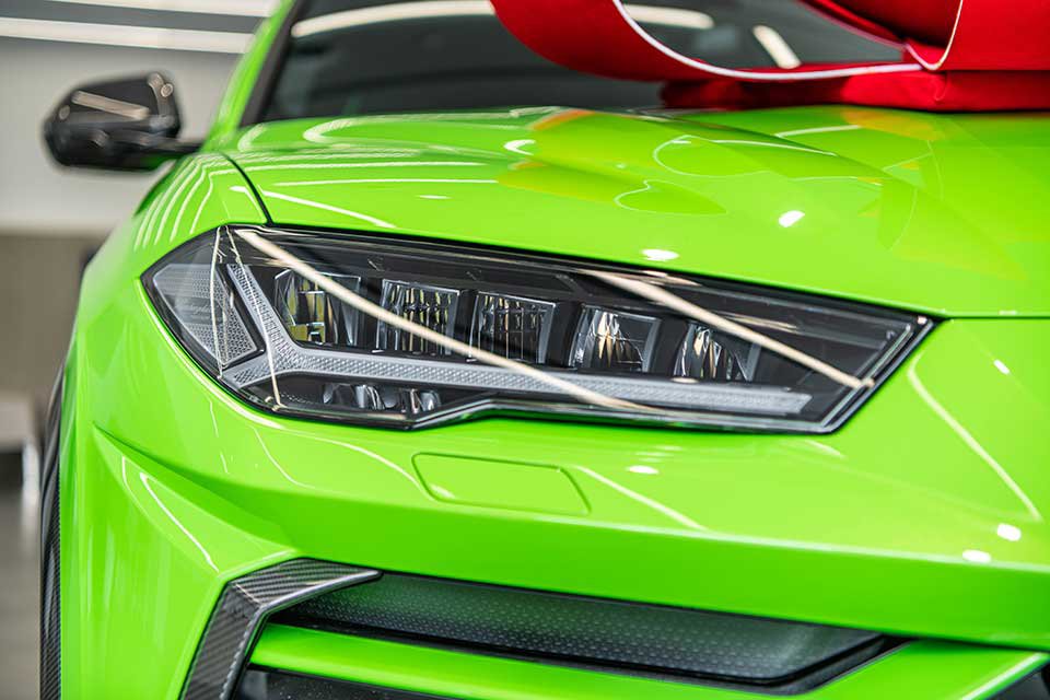 Điểm nhấn của Lamborghini Urus Pearl Capsul mới về Campuchia chính là màu xanh cốm Verde Mantis Điểm nhấn của Lamborghini Urus Pearl Capsul mới về Campuchia chính là màu xanh cốm Verde Mantis