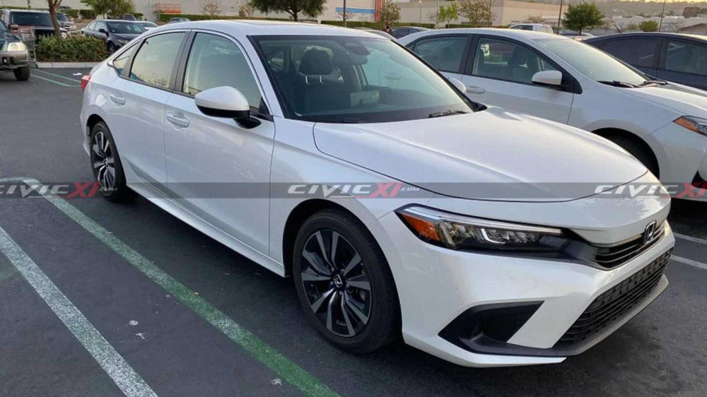 Chiếc Honda Civic 2022 bị bắt gặp tại một bãi đỗ xe ở Mỹ Chiếc Honda Civic 2022 bị bắt gặp tại một bãi đỗ xe ở Mỹ