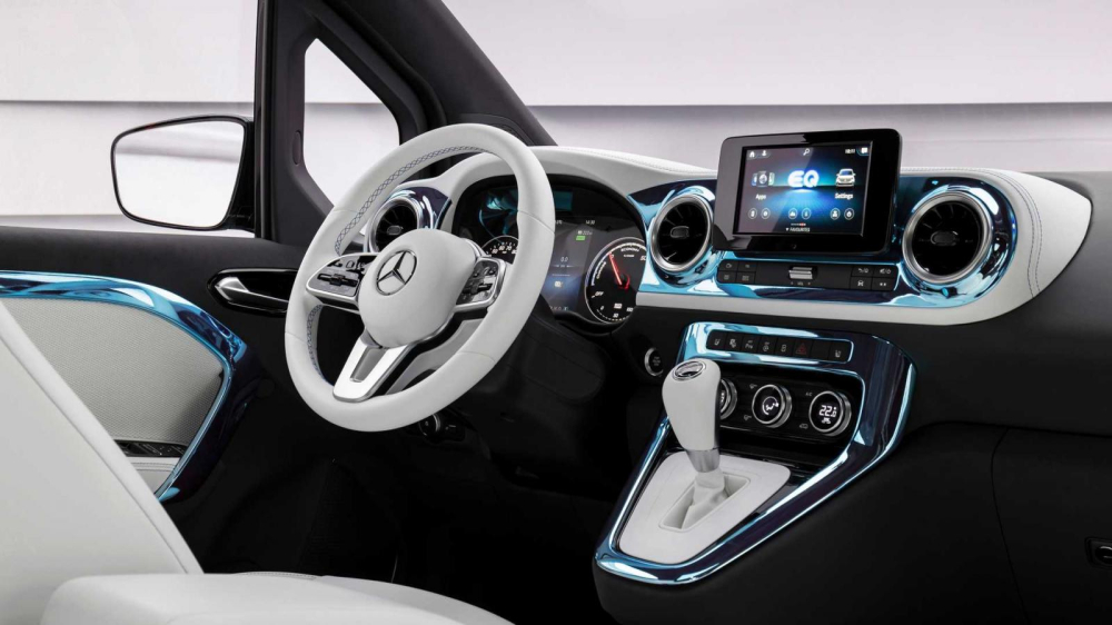Mercedes-Benz EQT có hệ thống định vị dành riêng cho xe điện