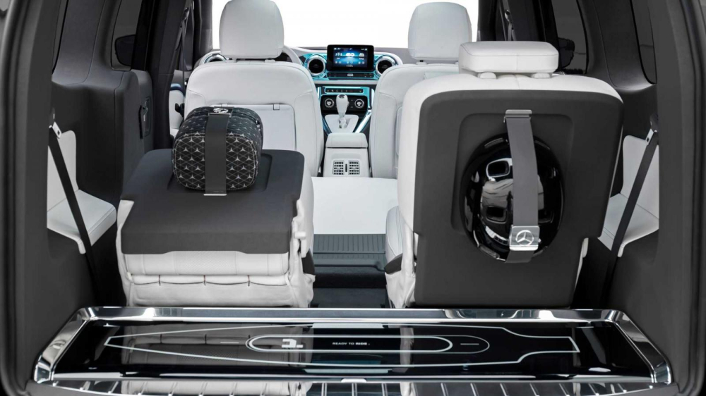 Mercedes-Benz EQT có nội thất bọc da Nappa