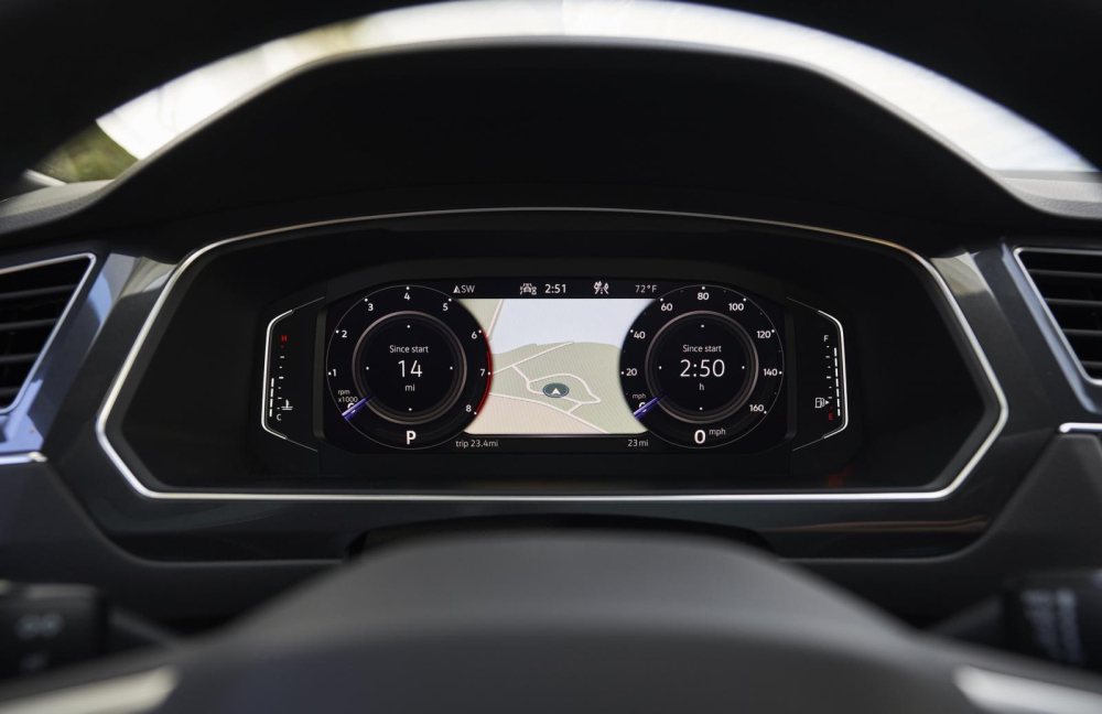 Bảng đồng hồ của Volkswagen Tiguan Allspace 2021