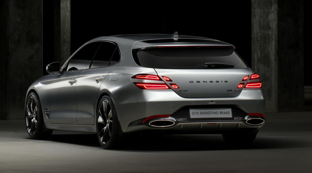 Thiết kế đằng sau của Genesis G70 Shooting Brake