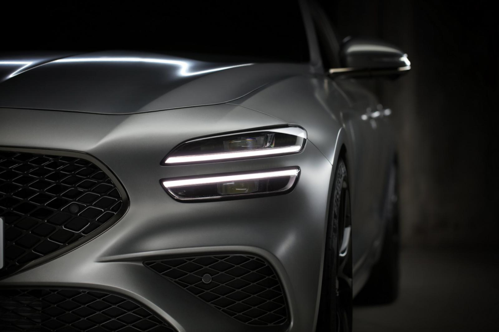 Đèn pha 2 tầng của Genesis G70 Shooting Brake
