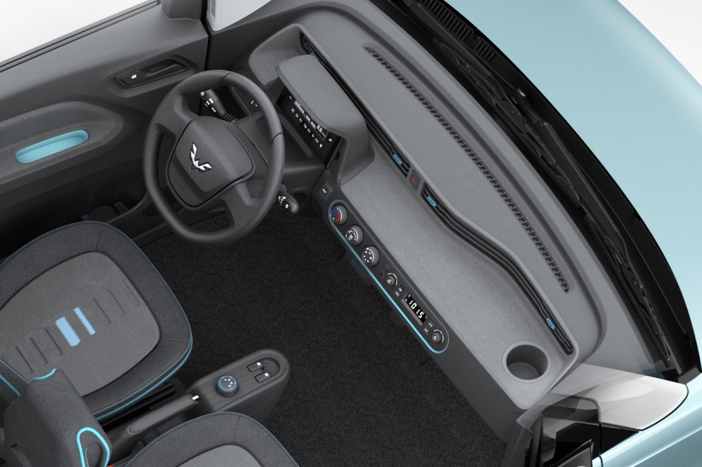 Nội thất đơn giản của Wuling Hongguang Mini EV Nội thất đơn giản của Wuling Hongguang Mini EV