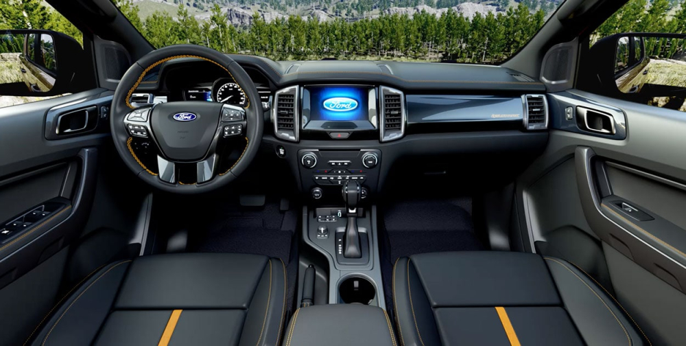 Nội thất của Ford Ranger 2021.