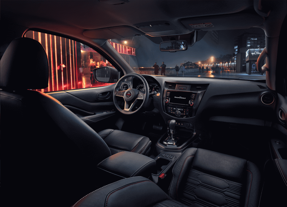 Nội thất của Nissan Navara 2021.