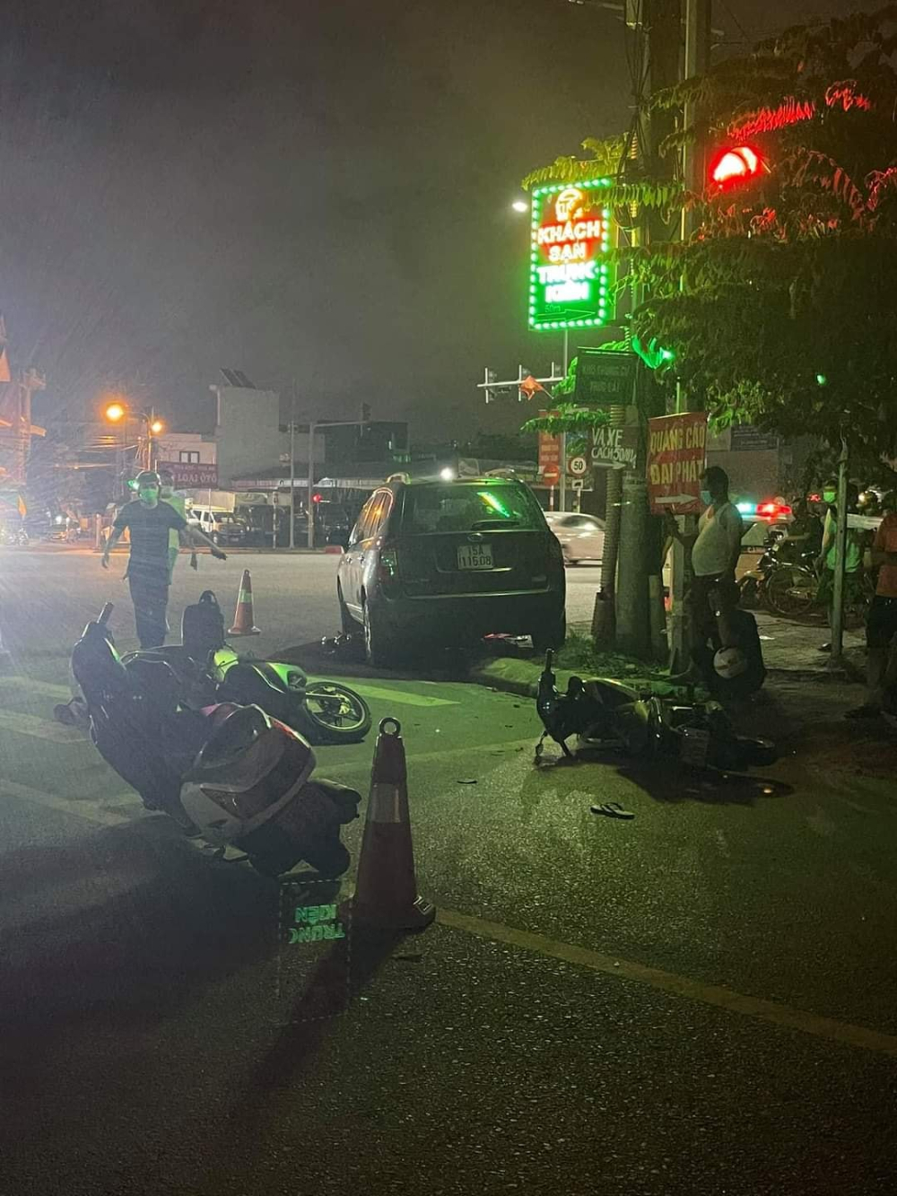 Hiện trường vụ tai nạn