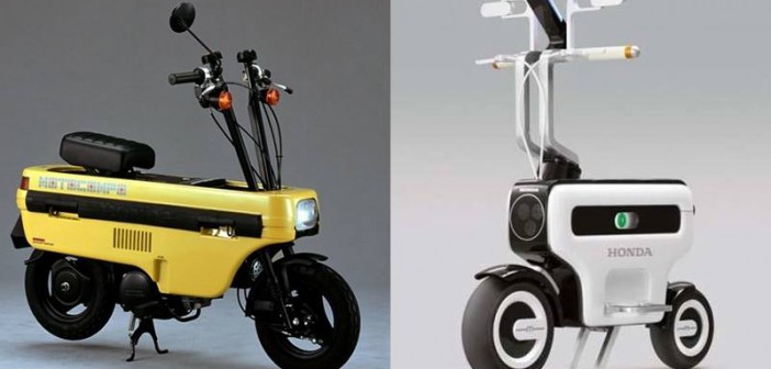 Honda MotoCompo (trái) sẽ được sản xuất thành xe điện trong tương lai? Honda MotoCompo (trái) sẽ được sản xuất thành xe điện trong tương lai?