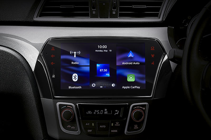 Màn hình trung tâm 8 inch tiêu chuẩn của Suzuki Ciaz 2021 tại Thái Lan
