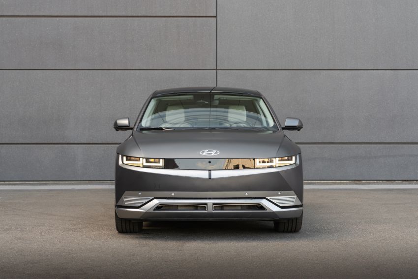 Thiết kế đầu xe của Hyundai Ioniq 5 2021 Thiết kế đầu xe của Hyundai Ioniq 5 2021