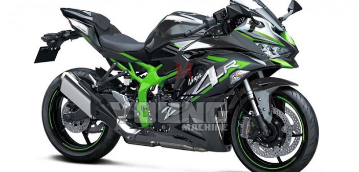 Hình ảnh được Young Machine dự đoán về Kawasaki ZX-4R