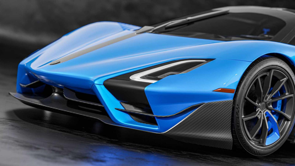 Đầu xe của SSC Tuatara Striker Đầu xe của SSC Tuatara Striker