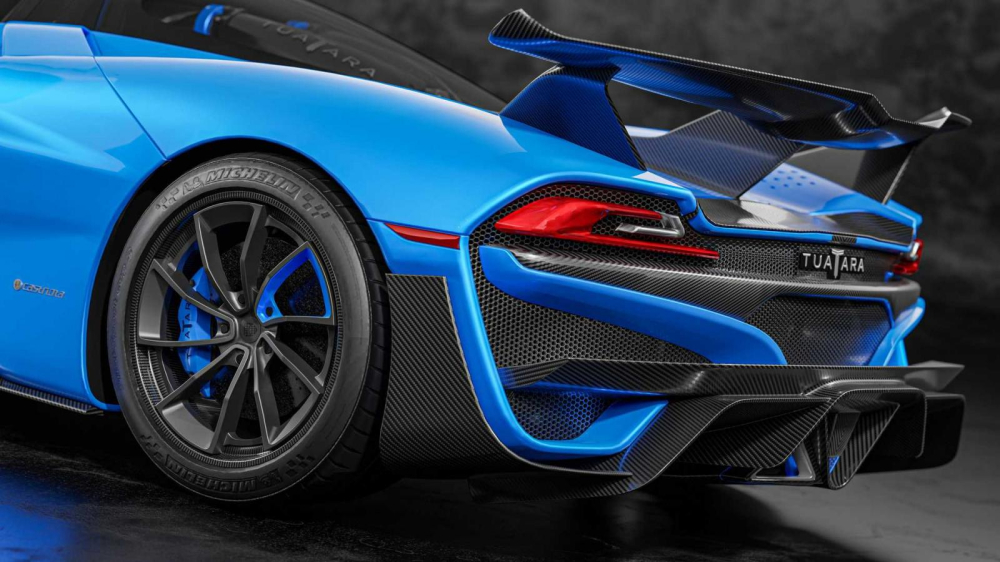Đuôi xe của SSC Tuatara Striker Đuôi xe của SSC Tuatara Striker