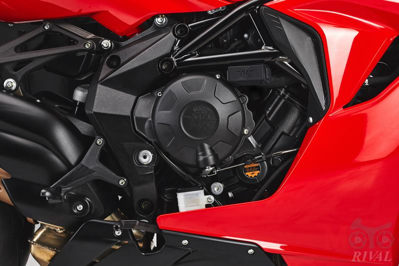 Khối động cơ 147 m&atilde; lực tr&ecirc;n MV Agusta F3 800 2021
