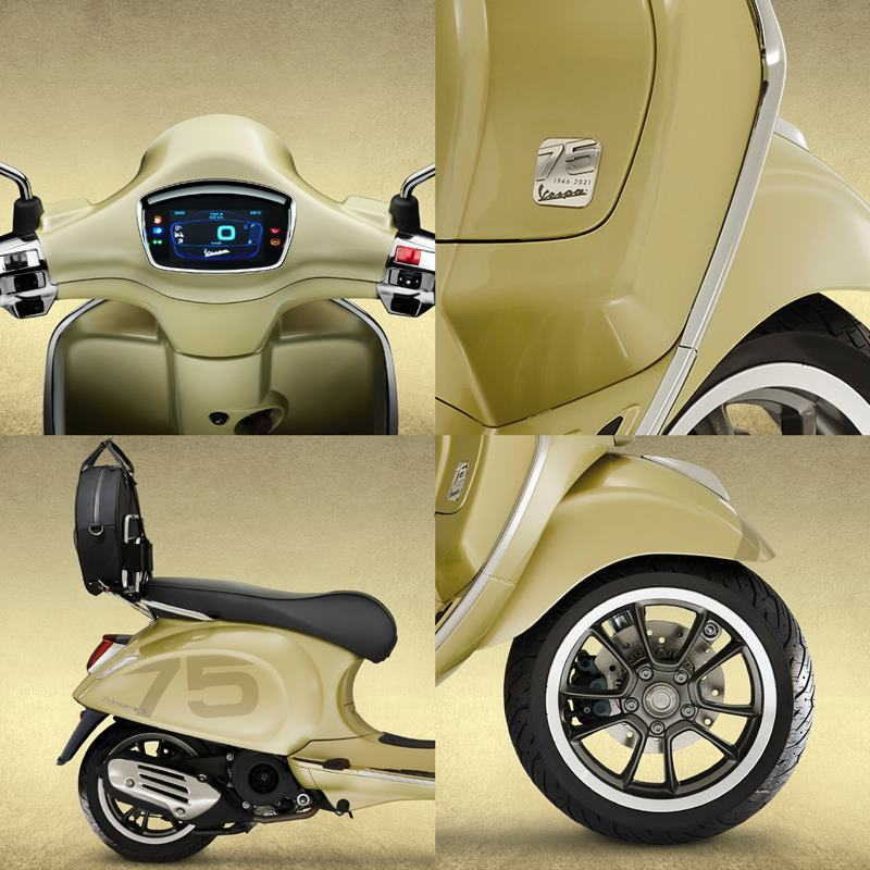 Các chi tiết đặc biệt trên Vespa Primavera phiên bản kỉ niệm Các chi tiết đặc biệt trên Vespa Primavera phiên bản kỉ niệm