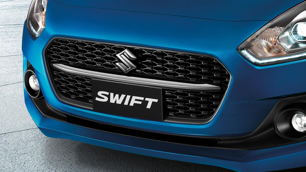 Loại bỏ ốp nhựa đặc gi&uacute;p lưới tản nhiệt của Suzuki Swift 2021 tho&aacute;ng hơn v&agrave; đẹp mắt hơn đời cũ.