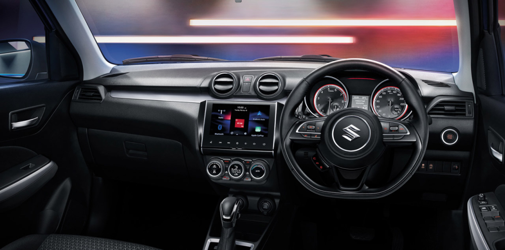 Nội thất của Suzuki Swift 2021.