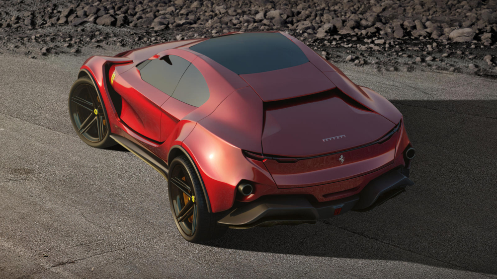 Ph&iacute;a sau của mẫu thiết kế Ferrari Simoom