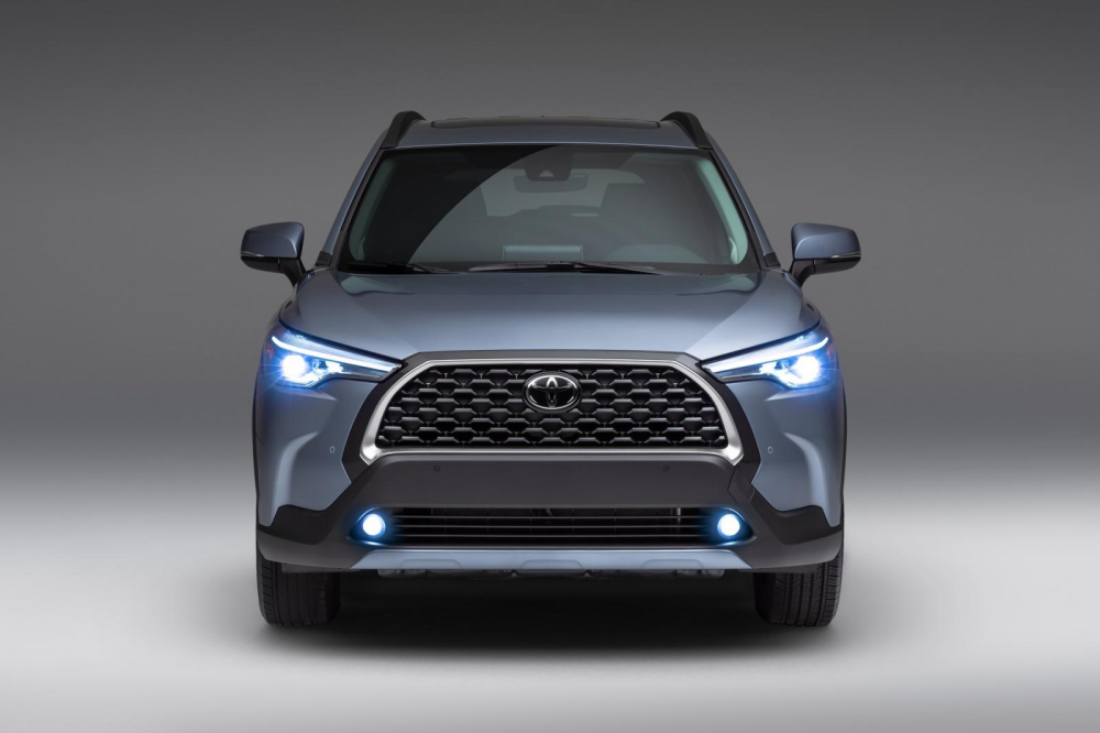 Thiết kế đầu xe của Toyota Corolla Cross 2022 